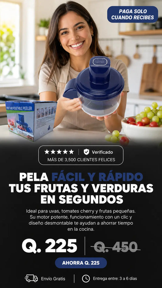 Pelador recargable